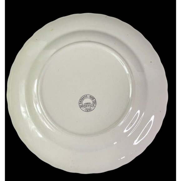 Pennsylvania The Keystone State Ceramic Plate Rare Decorative Sanders MFG VTG - Picture 5 of 6